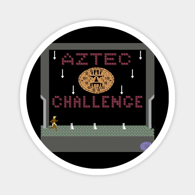 Aztec Challenge c64 Magnet by TheObserver